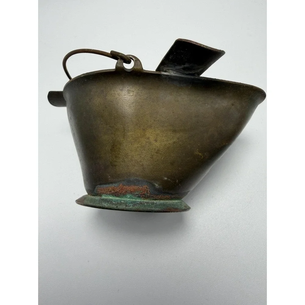Vintage Miniature Brass Coal Bucket/ Ashtray/ Skuttle ~ 2